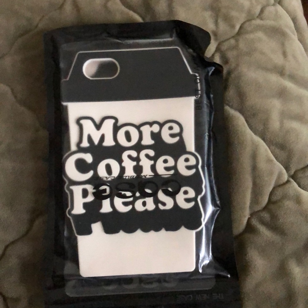 “More coffee please” iPhone 6/7/8 case